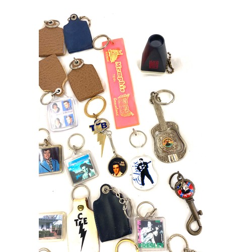 429 - Selection of assorted Elvis Presley collectors key rings