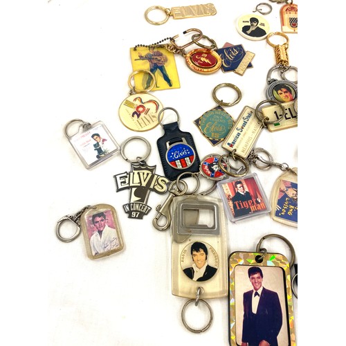 405 - Selection of assorted Elvis Presley collectors key rings