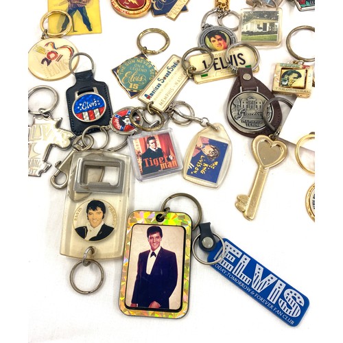 405 - Selection of assorted Elvis Presley collectors key rings