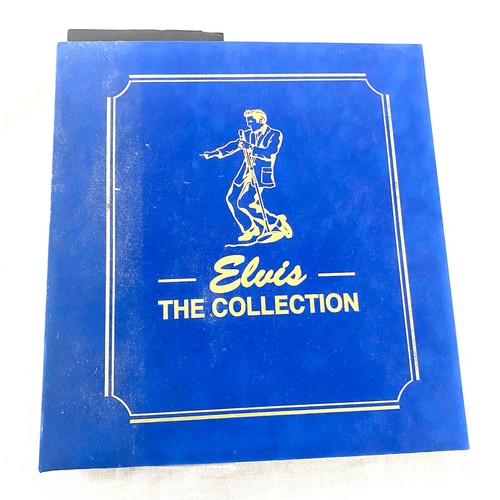 408 - Folder of Elvis The Collection collectors stamps limited edition 0247 out of 5000