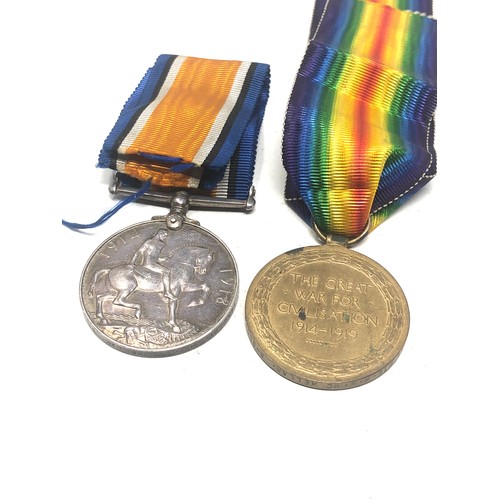 508 - ww1 medal pair to 1339 pte h.w.Mc kellar 3-scottish horses