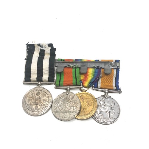 503 - ww1 & ww2 st john mounted medal group ww1 pair to 27117 pte r rogers dorset reg st johns to a/m r ro... 