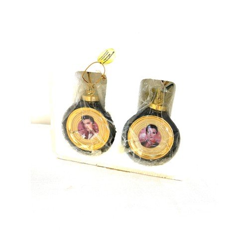 412 - Set of Elvis Bradford Exchange Christmas Ornaments includes sets 68963 68962 and 68961, all in origi... 