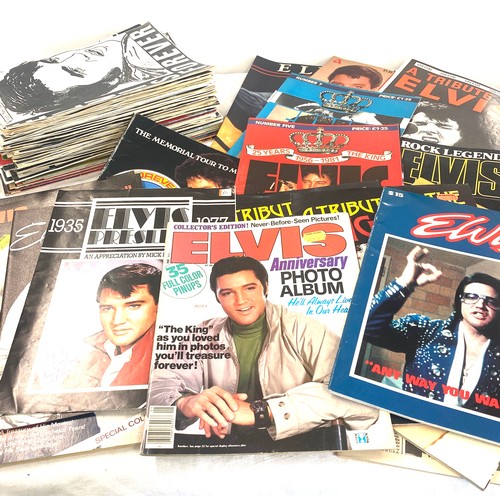 362 - Selection of Elvis Presley collectors magazines includes Elvis forever, Official Poster mag etc