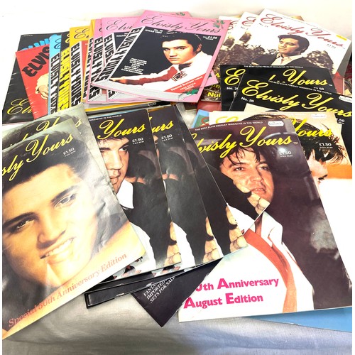 356 - Large selection of Elvis yours magazines from volume 5 onwards