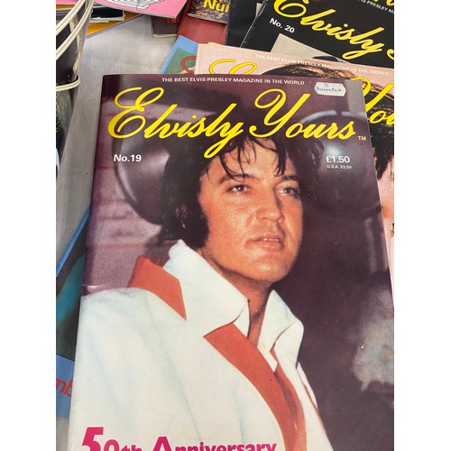 356 - Large selection of Elvis yours magazines from volume 5 onwards