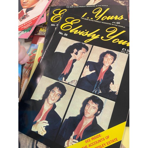 356 - Large selection of Elvis yours magazines from volume 5 onwards