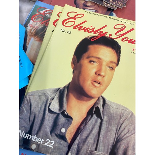 356 - Large selection of Elvis yours magazines from volume 5 onwards