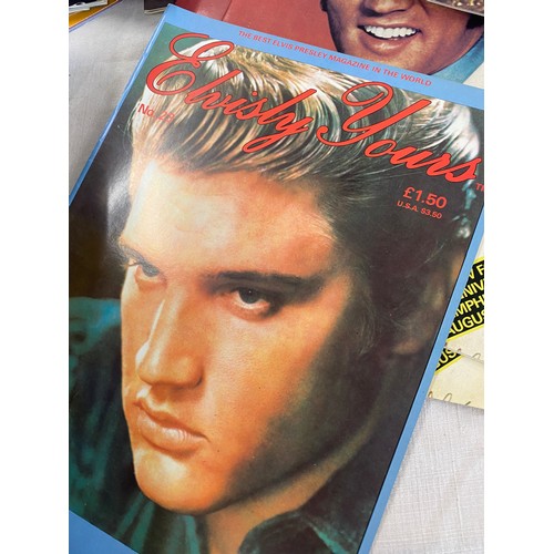 356 - Large selection of Elvis yours magazines from volume 5 onwards