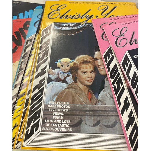 356 - Large selection of Elvis yours magazines from volume 5 onwards