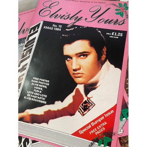 356 - Large selection of Elvis yours magazines from volume 5 onwards