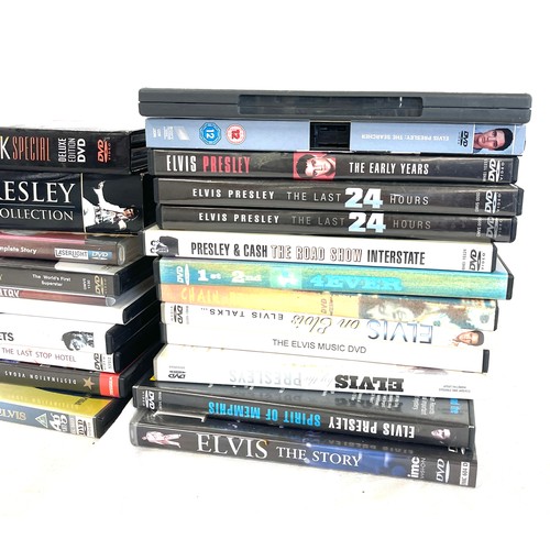 435 - Selection Of Elvis Presley DVDs includes The Road show, The Last 24 Hours, Elvis By The Presley etc