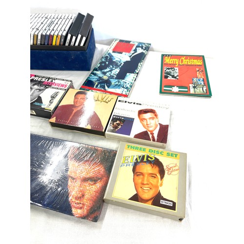 224 - Large Selection of Elvis CDs includes Elvis Presley mazing grace, Elvis Presley Three Disc set speci... 