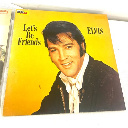 359 - 4 Elvis Presley records includes Kissin Cousins, Leaving it up to you, Lets Be friends and Recorded ... 