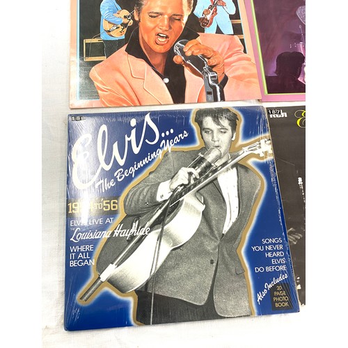 199 - 4 Elvis Presley records includes Elvis Thats The Way It Is, Elvis The Beginning,  Elvis The 56 Sessi... 