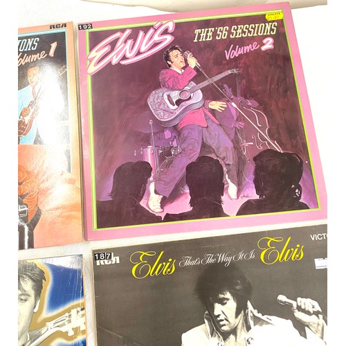 199 - 4 Elvis Presley records includes Elvis Thats The Way It Is, Elvis The Beginning,  Elvis The 56 Sessi... 