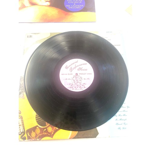 198 - 3 Elvis Presley records includes Having Fun With Elvis On Stage, Elvis Blue and Elvis ECP-101