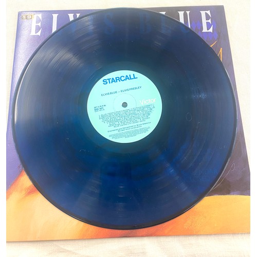 198 - 3 Elvis Presley records includes Having Fun With Elvis On Stage, Elvis Blue and Elvis ECP-101