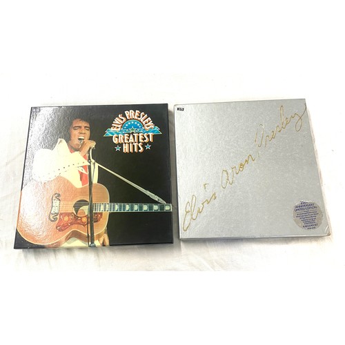 229 - 2 Elvis Presley Record sets includes Elvis Greatest Hits, 25 Anniversary limited edition