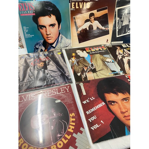 222 - Selection of 12 Elvis Presley records includes 20 Rock and Roll Hits, Unreleased Tracks, We'll Remeb... 