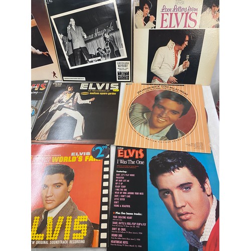 222 - Selection of 12 Elvis Presley records includes 20 Rock and Roll Hits, Unreleased Tracks, We'll Remeb... 