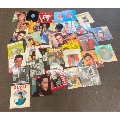 168 - Large selection of Elvis Presley Records includes I Got Lucky, Christmas Album, Inspirations etc