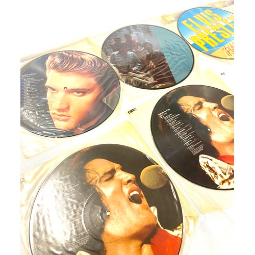 204 - Selection of Elvis Presley Picture Discs