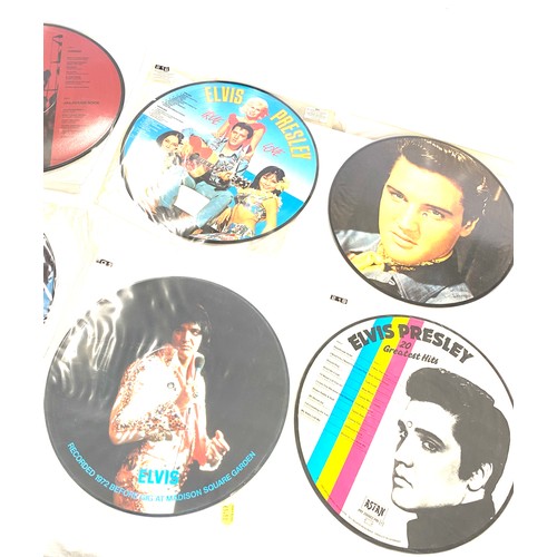 204 - Selection of Elvis Presley Picture Discs