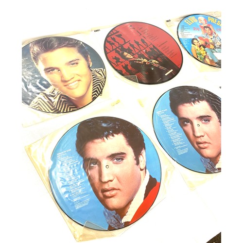 204 - Selection of Elvis Presley Picture Discs