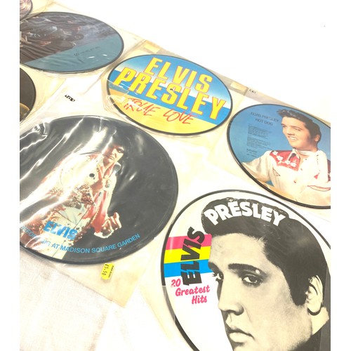 204 - Selection of Elvis Presley Picture Discs