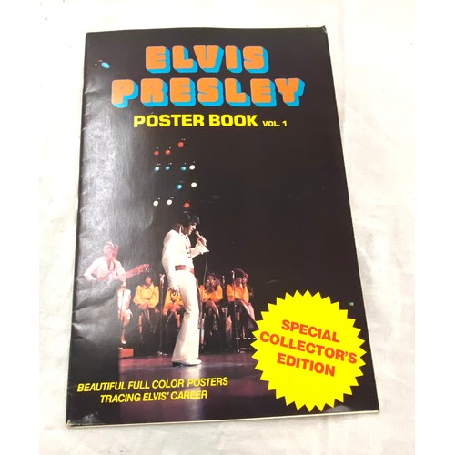 383 - Two Vintage Elvis Presley Poster book includes New Series and Poster Book Vol 1