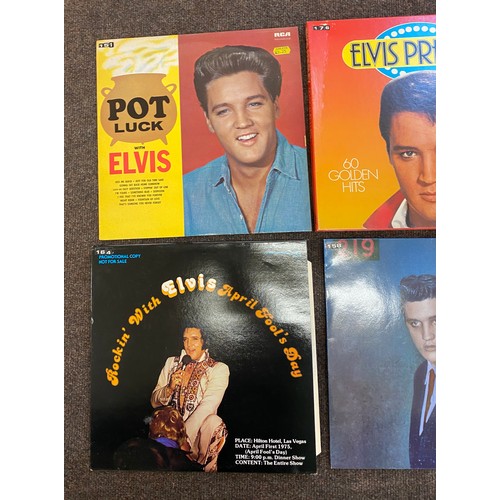 230 - Four Elvis Presley records includes Pot Luck with Elvis, 60 Golden Hits Elvis 50th Anniversary and R... 