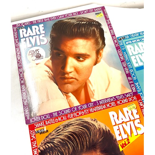 220 - Volumes 1,2 and 3 of Rare Elvis records, Never before on LP, Shake Rattle and Roll, Im Yours