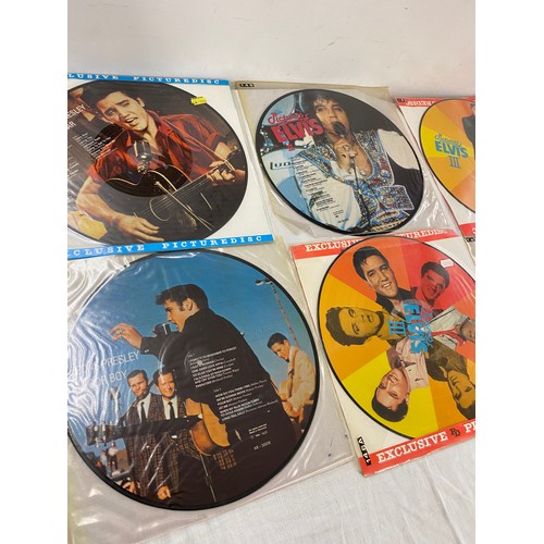 228 - Selection of Elvis Presley Picture Discs