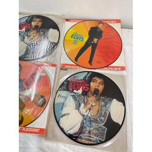 228 - Selection of Elvis Presley Picture Discs