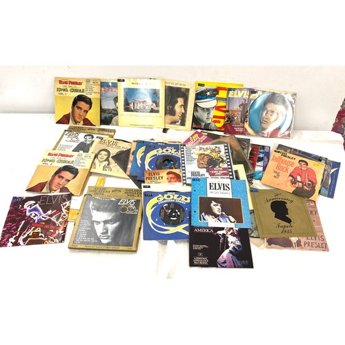 Large selection of Elvis Presley 45s