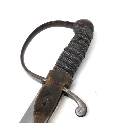 507 - Antique portland prison sword by parker field & sons 233 holborn london with scabbard no 13