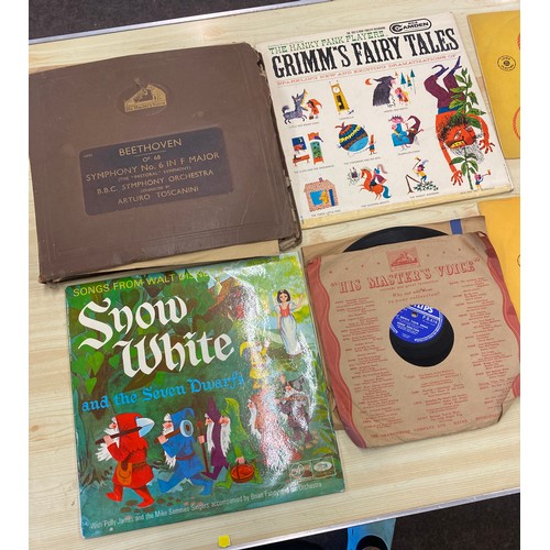 270 - Selection of records to include Snow White, Grimms fairy tales, Italian Symphony etc