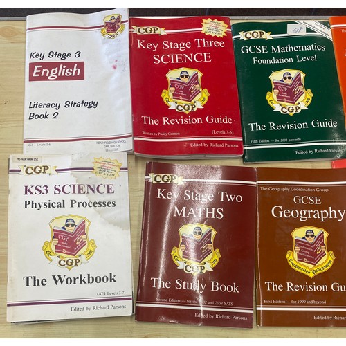 249 - Large selection of GCSE educational revision guides