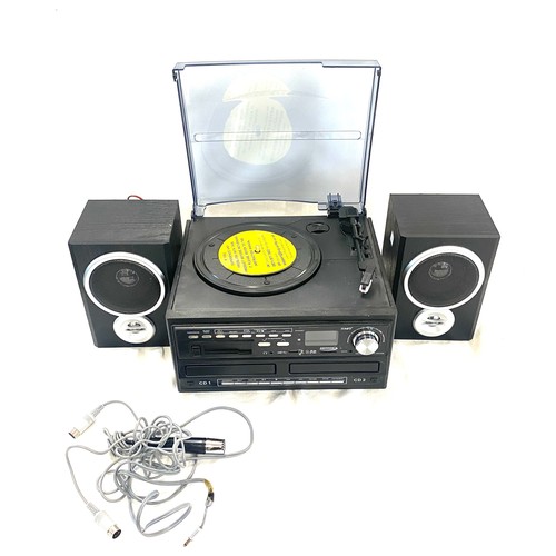 167 - A Zennox Mp3 Record/CD player model number M2_68BVG Air flow with speakers untested