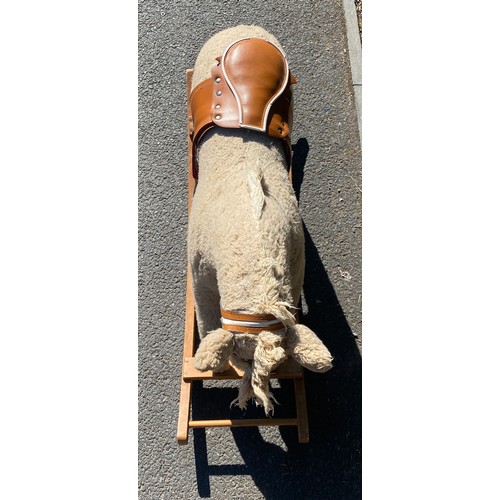 299 - Vintage rocking horse 29 inches tall 42 inches wide