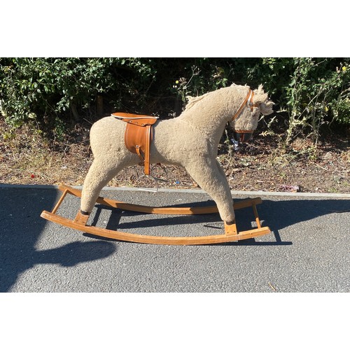 299 - Vintage rocking horse 29 inches tall 42 inches wide