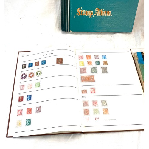 127 - Selection of vintage stamps in 3 stamp albums