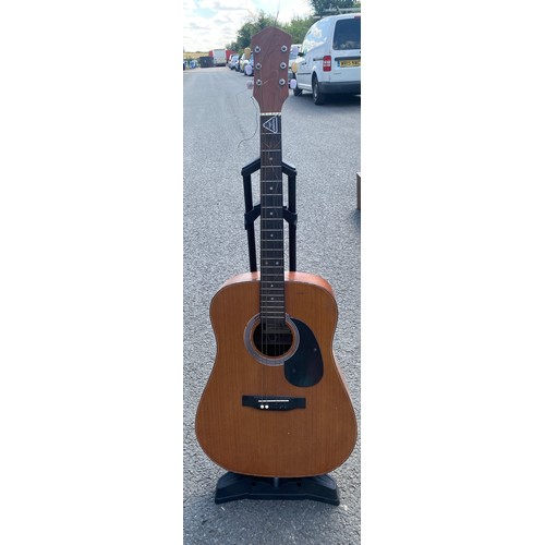 74 - The Harmony Company guitar and stand