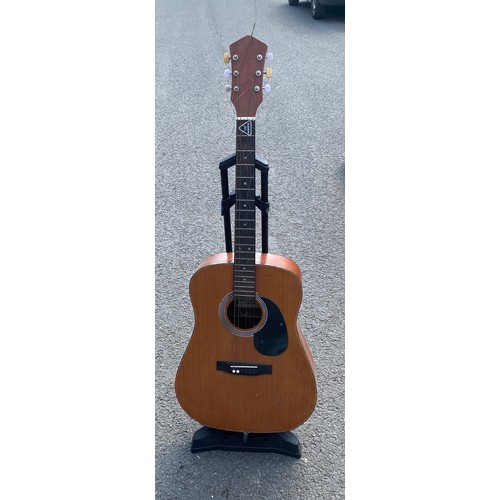 74 - The Harmony Company guitar and stand