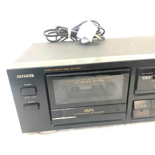 276 - Aiwa stereo cassette deck ad5410, untested