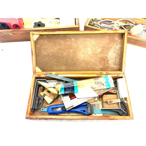 295 - Martrex Drill sharpener soldering iron and a selection of assorted toll includes sharpners pen knive... 