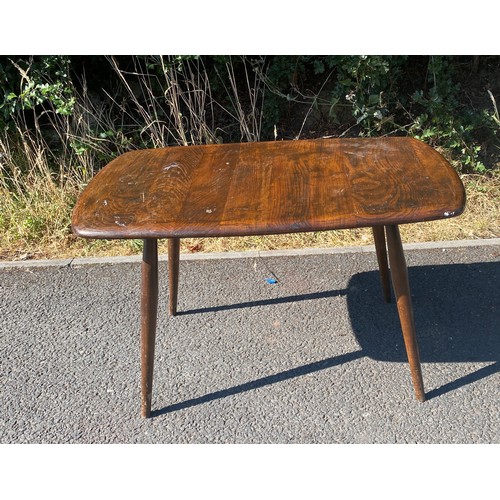 334 - Ercol coffee table measures approx 28 inches wide 17.5 inches tall