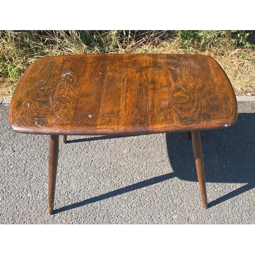 334 - Ercol coffee table measures approx 28 inches wide 17.5 inches tall