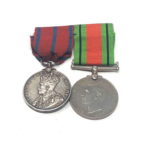 448 - ww2 police medal & ww2 medal to pc h.j.a.deeks